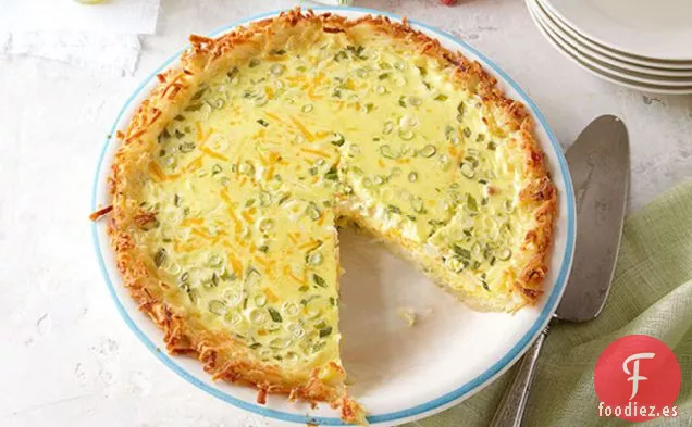 Quiche con Costra de Patata