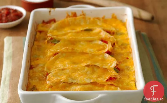 Horneado de Tortilla de Verduras con Queso