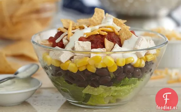 Ensalada de Fiesta en Capas Simples