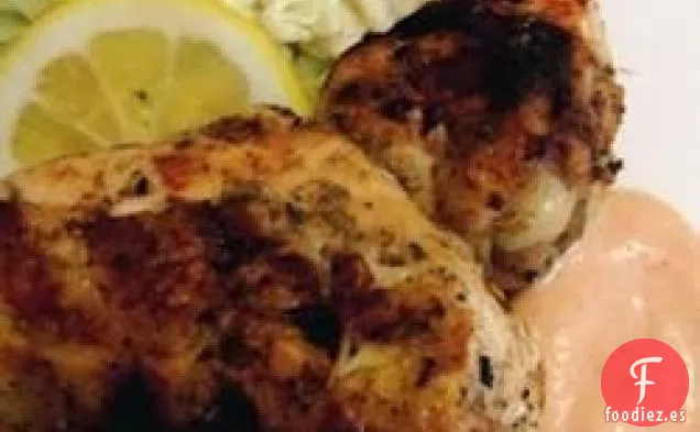 Pollo con Yogur y Limón a la Parrilla