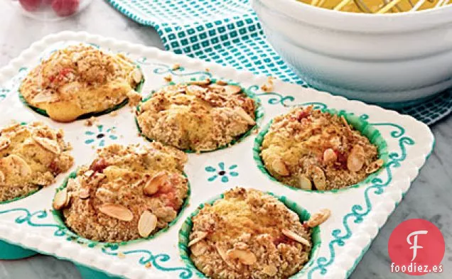 Muffins de Streusel de Frambuesa y Almendras