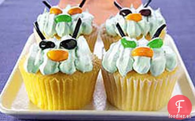 Cupcakes de Monstruo Verde