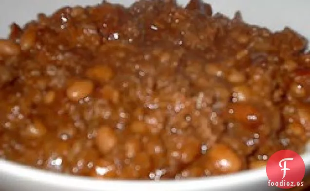 Cazuela de Frijoles de Cocción Lenta, TAMBIÉN CONOCIDA como Chile Dulce