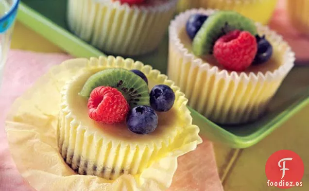 Mini Pasteles de Queso de FILADELFIA de 3 PASOS