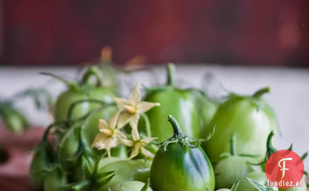 Receta de Tomates Verdes en Escabeche