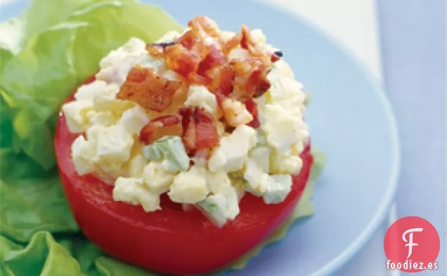 Ensalada de Huevo y Tocino Crujiente