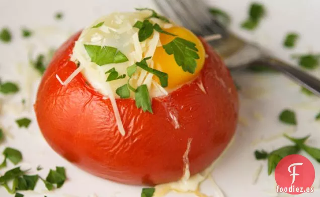 Tomates Rellenos para el Desayuno