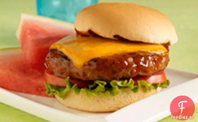 Hamburguesa Chipotle con Queso Cheddar