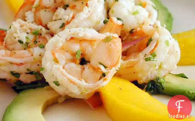 Ensalada de Camarones con Mango y Aguacate