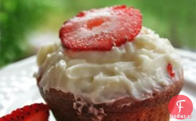 Cupcakes de Fresa Reales