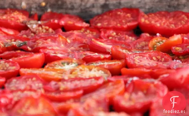 Receta de Tomates Secados al Sol Marinados