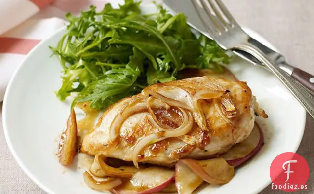 Pollo con Manzana al Horno de Arce