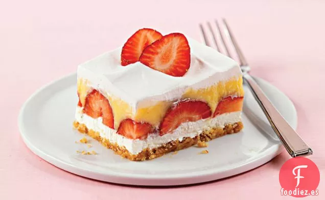 Postre de Fresa en Capas