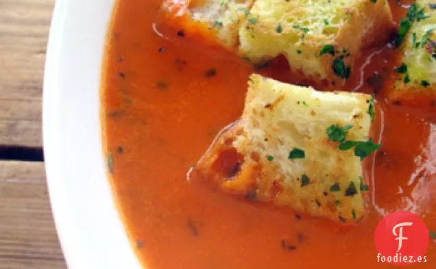 Sopa de Tomate para Adultos
