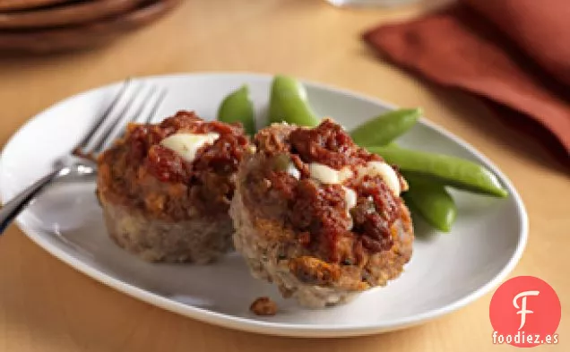 Mini Pan de Carne de Pavo Relleno De Queso