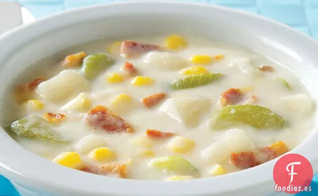 Sopa de Maíz de Patata Descarada