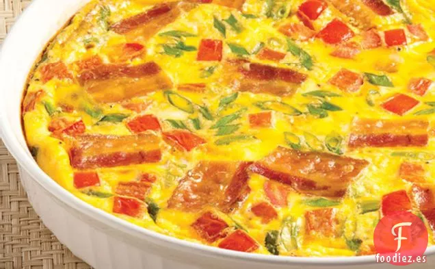 Frittata de Tocino con Queso