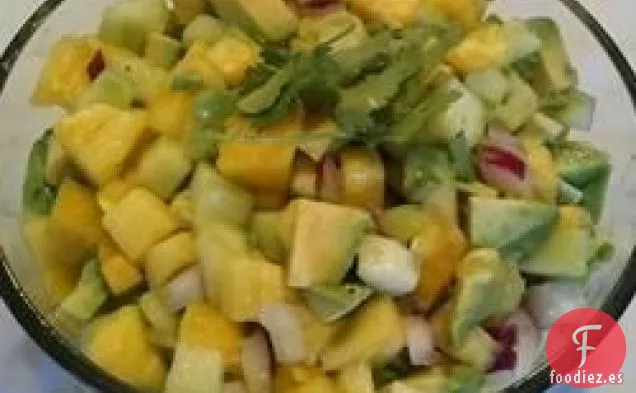 Ensalada de Aguacate y Piña