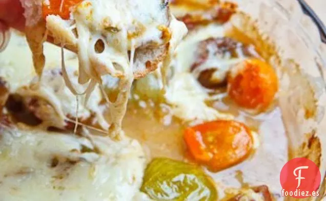 Tomates de Herencia Asados en Fontina