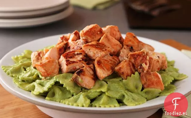 Pajaritas Poblanas Cremosas Con Salmón
