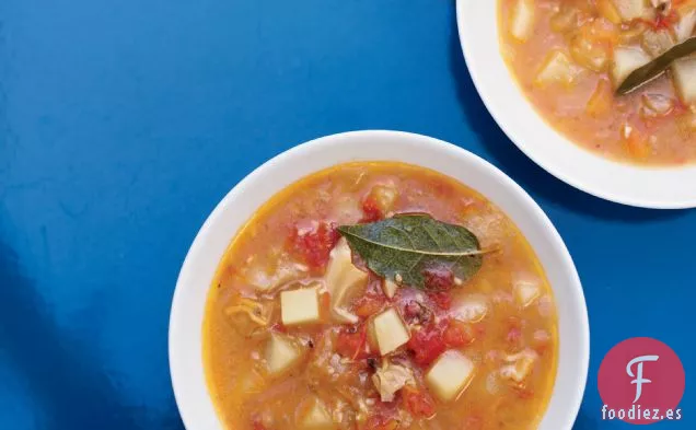 Sopa de Almejas con Tomate