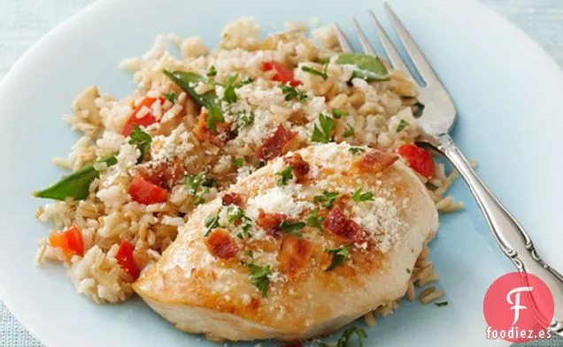 Pilaf de Pollo y Arroz Integral