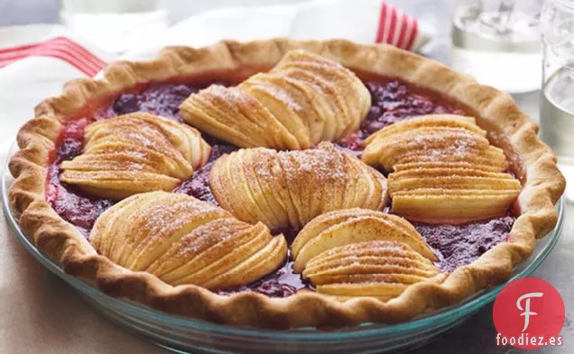 Tarta de Manzana y Arándanos