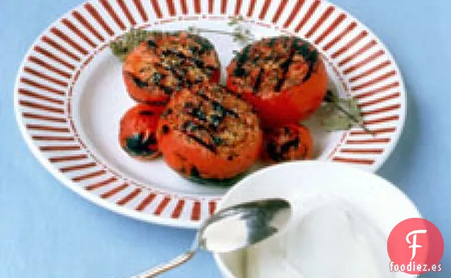 Tomates A La Parrilla Con Yogur