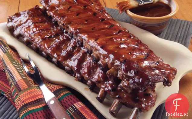 Costillas Glaseadas de Naranja