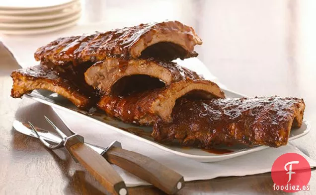 Costillas de Bebé Dulces y Picantes