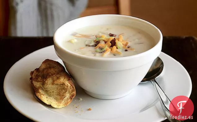 Sopa de Bacon, Queso y Patata