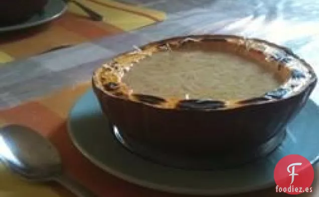 Sopa de Crema de Calabaza y Mantequilla