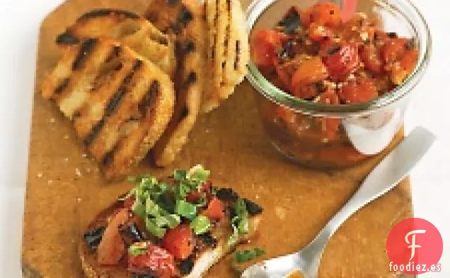 Bruschetta de Tomate a la Parrilla
