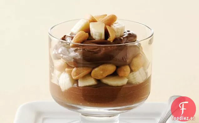 Dulces de Mantequilla de Cacahuete con Nana en Capas