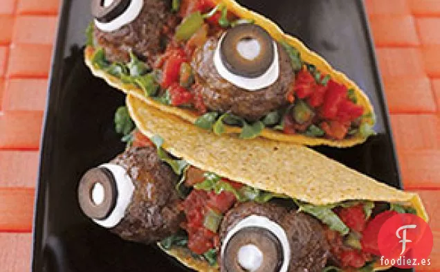 Tacos Espeluznantes del Globo Ocular