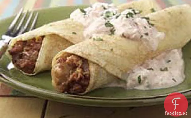 Crepes de Chorizo con Queso