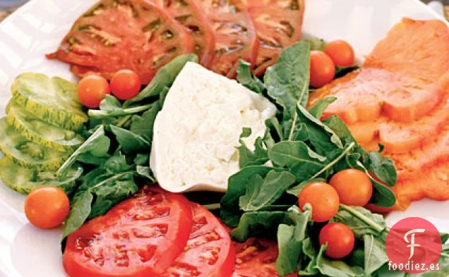 Tomates de Herencia con Burrata