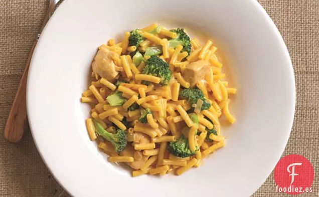 Macarrones de Pollo Cremosos