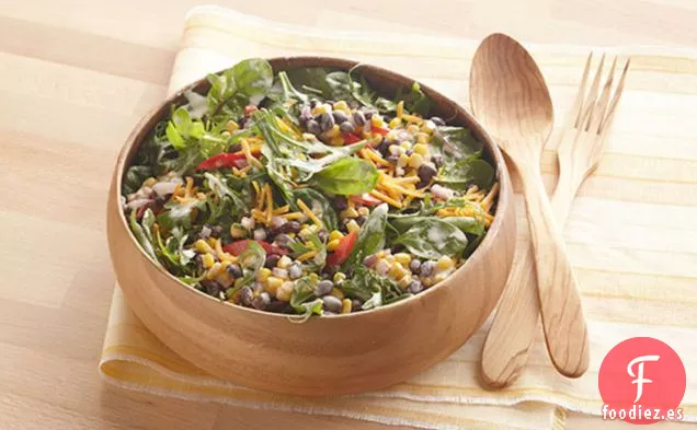 Ensalada Picante de Frijoles y Maíz del Sudoeste