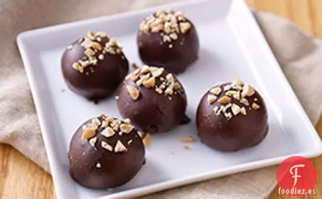Bolas de Galletas de Plátano y Mantequilla de Maní