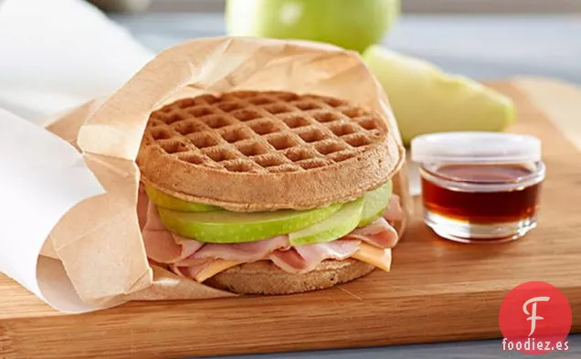 Sándwich de Gofres de Manzana