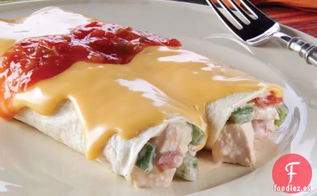Enchilados de Pollo con Queso