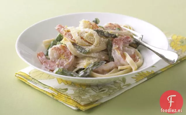 Fettuccine Cremoso de Camarones