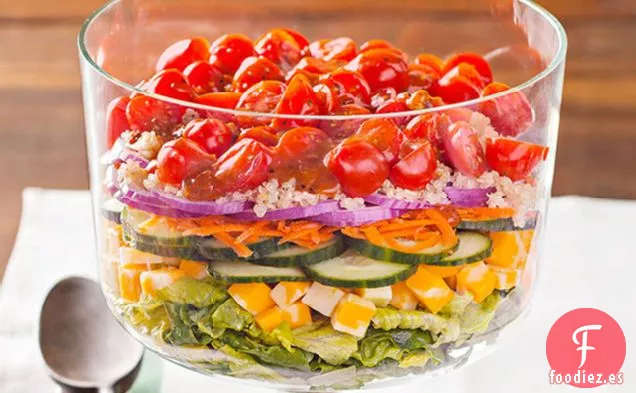 Ensalada de Quinua en Capas