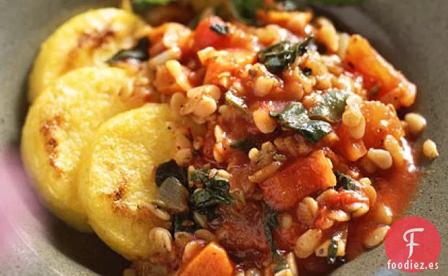 Minestrone Ragú Sobre La Polenta