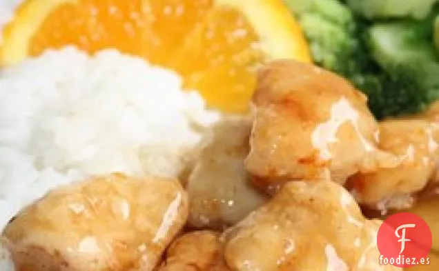 Pollo Asiático a la Naranja