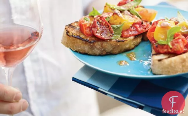 Crostini de Tomate a la Parrilla