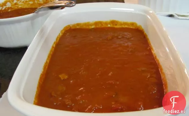 Salsa de Tomate, También Conocida como Salsa Marinara