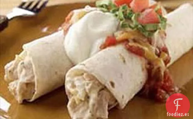Enchiladas de Pollo y Crema Agria
