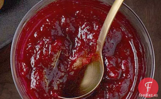 Chutney de Arándanos, Jengibre y Naranja